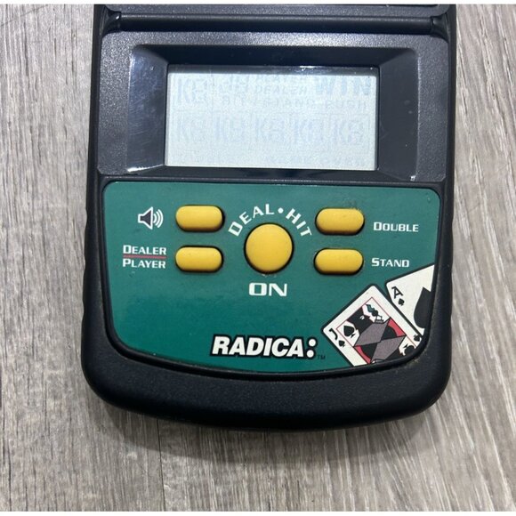 Radica Blackjack Twenty-One Handheld Electronic Game Works - Picture 3 of 6
